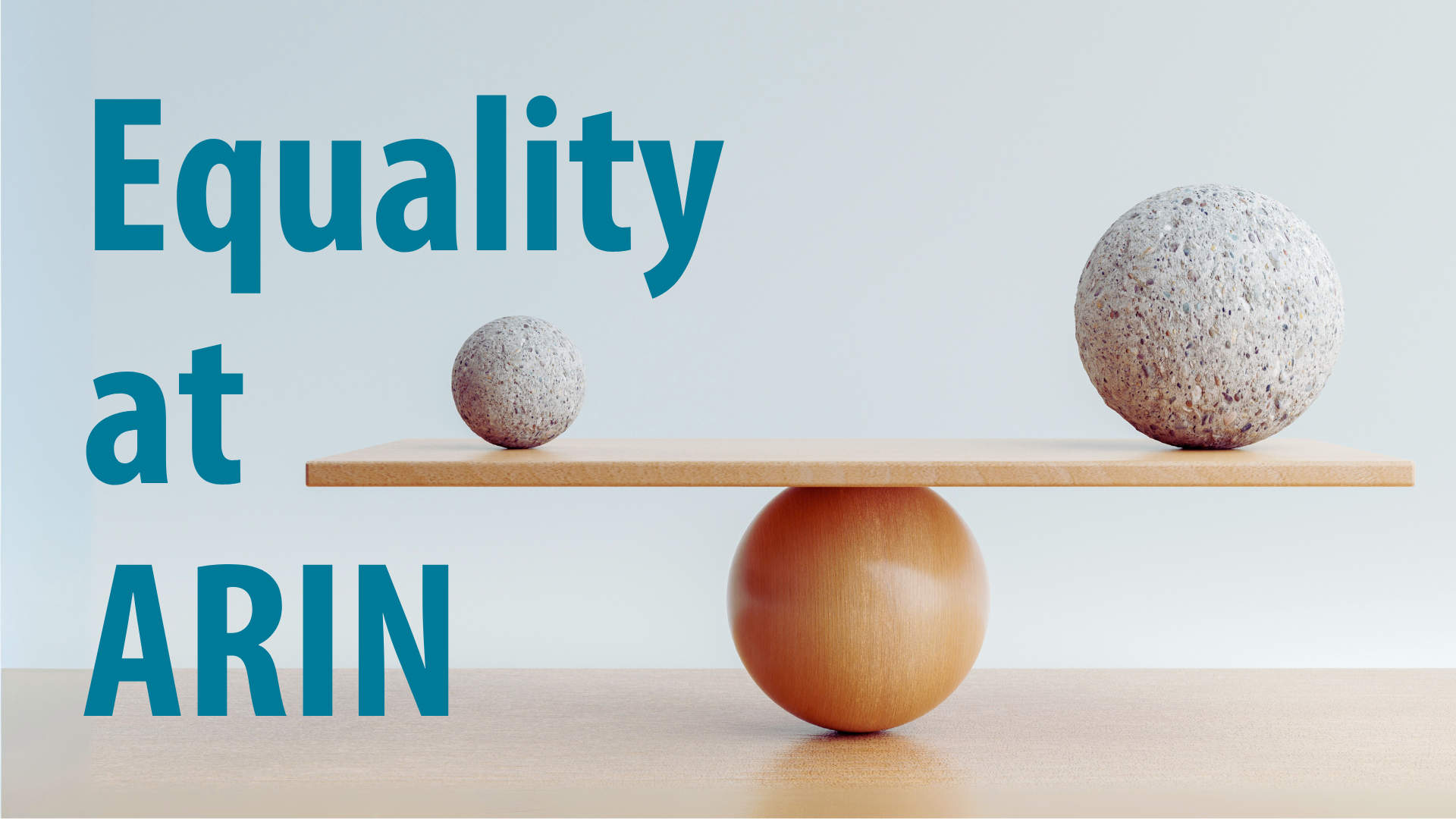 Equality at ARIN: Fairness, Opportunity, and Excellence in the Workplace